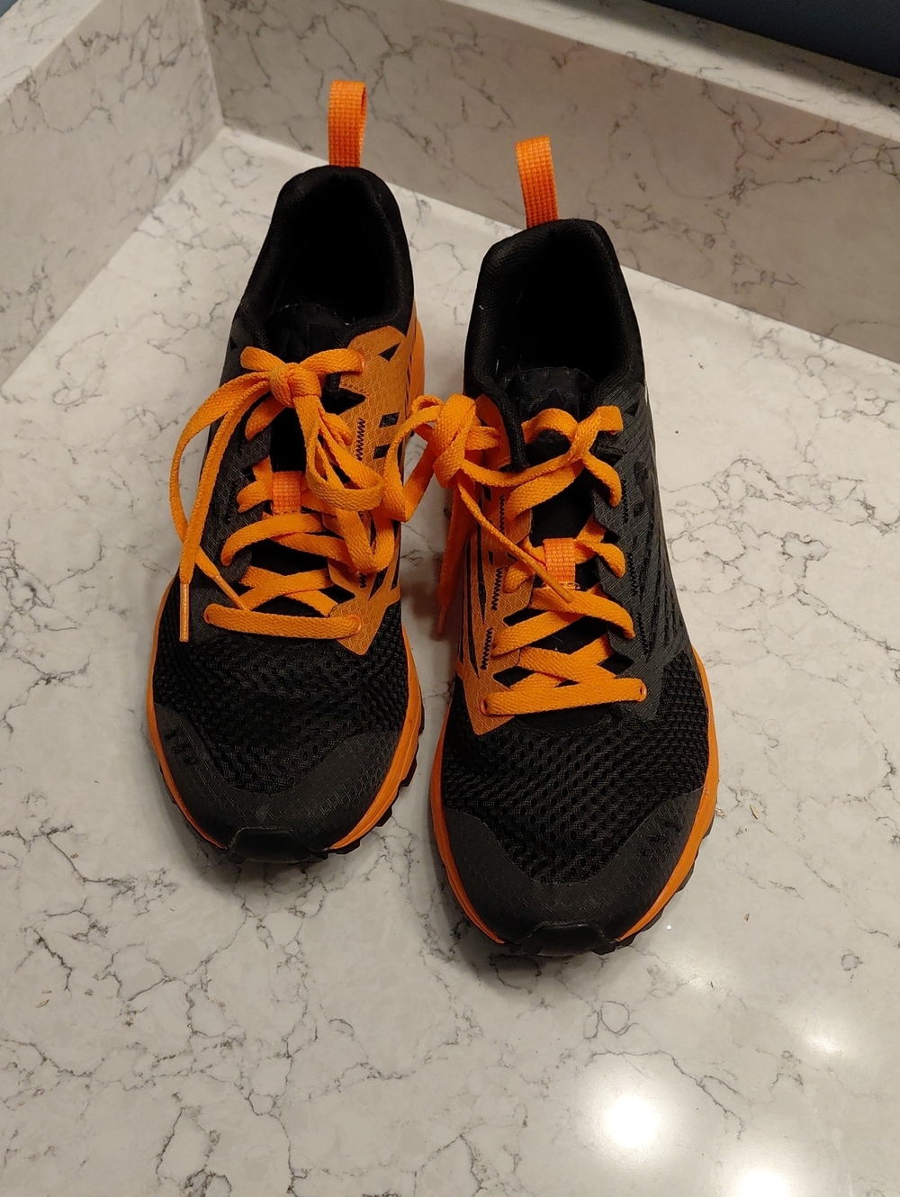 NEW Merrell Dexterity Tough Mudder Trail Running Shoes Black Orange Womens 9